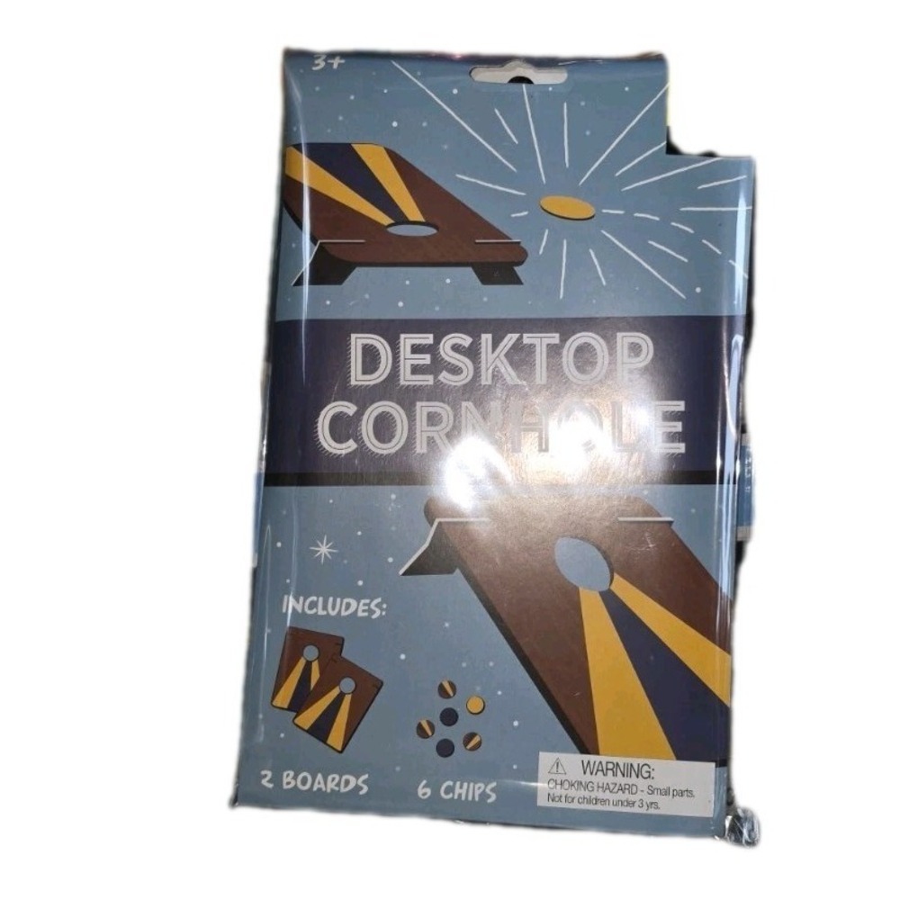 Desktop Cornhole Minicornhole Tabletop Toss Game Board‎ Set - Sealed #1092